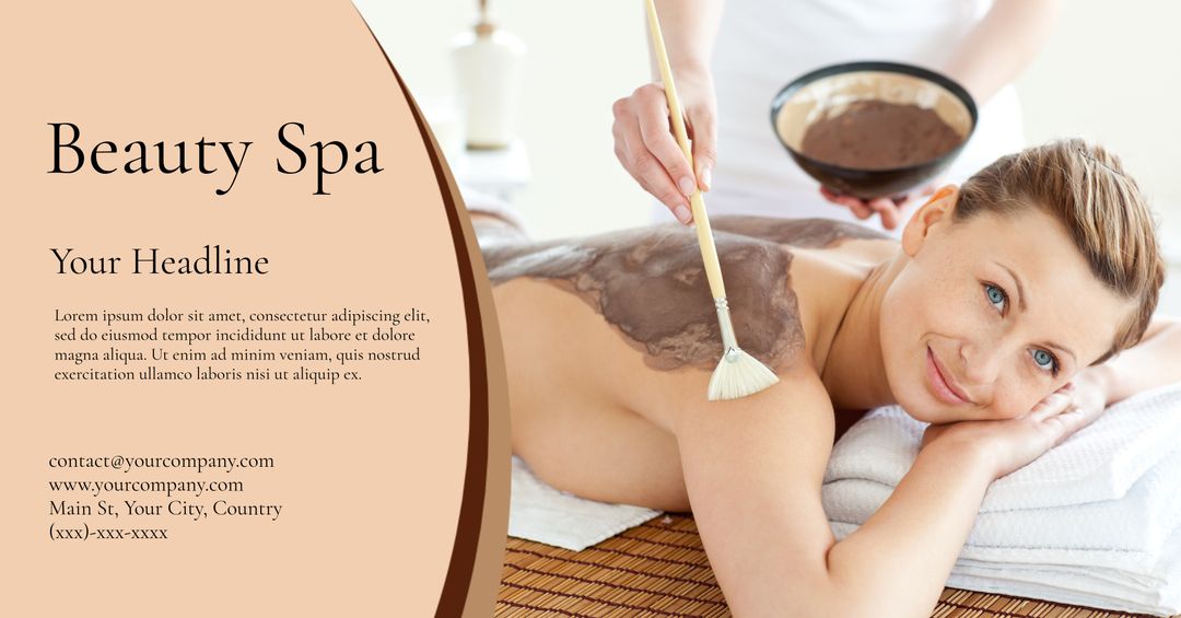 Woman Experiencing Relaxation Through Rejuvenating Spa Treatment - Download Free Stock Templates Pikwizard.com