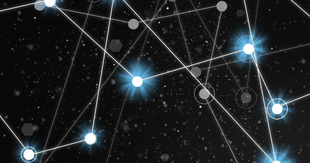 Dark Global Network with Bright Interconnected Lights