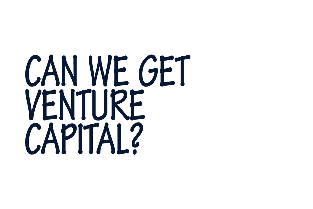 Venture Capital Query Text on Transparent Background