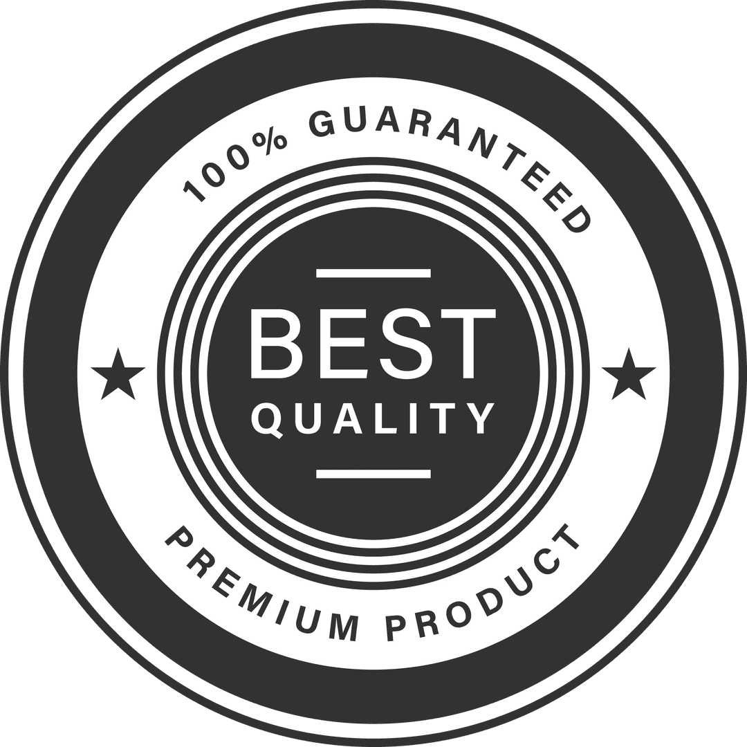 Transparent Best Quality Premium Product Circular Badge