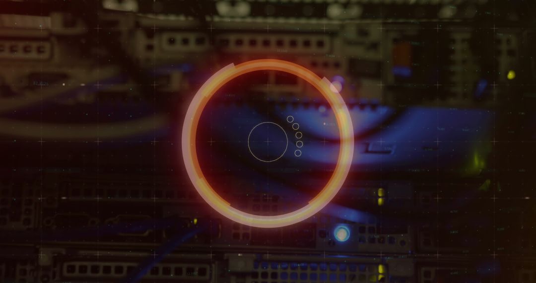 Digital Interface Scanning Cables in Computer Server