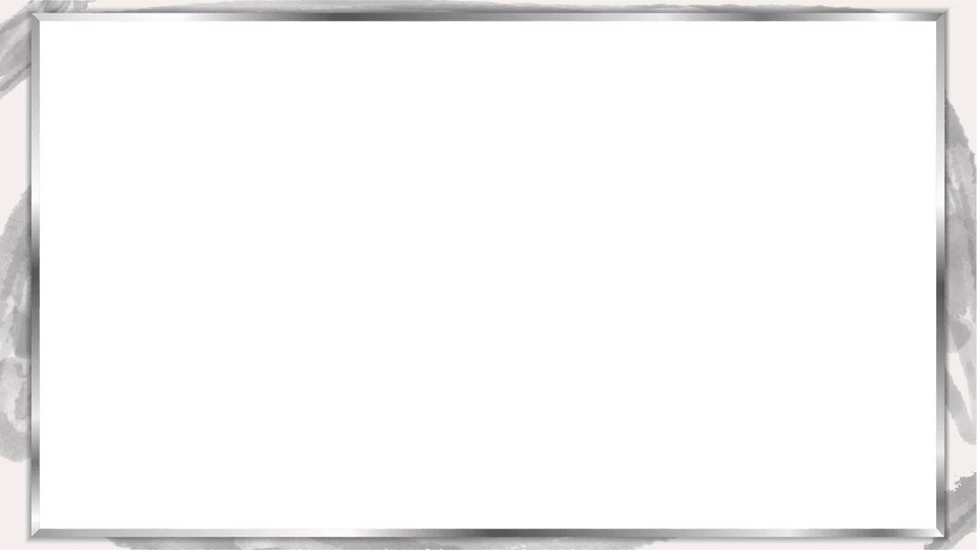 Teal Display with Metallic Silver Frame on Transparent Background