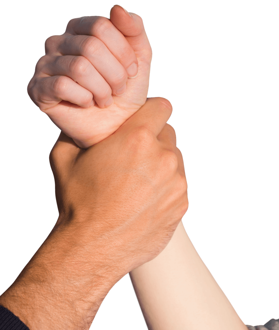 Transparent Diverse Hands Featuring Strong Connection