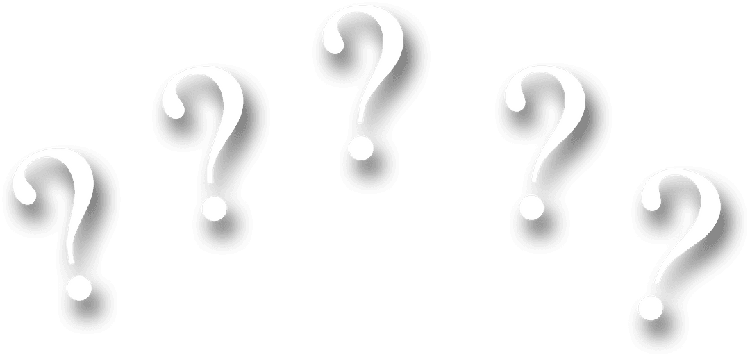 Multiple Question Marks on Transparent Background for Writing Concepts - Download Free Stock Images Pikwizard.com