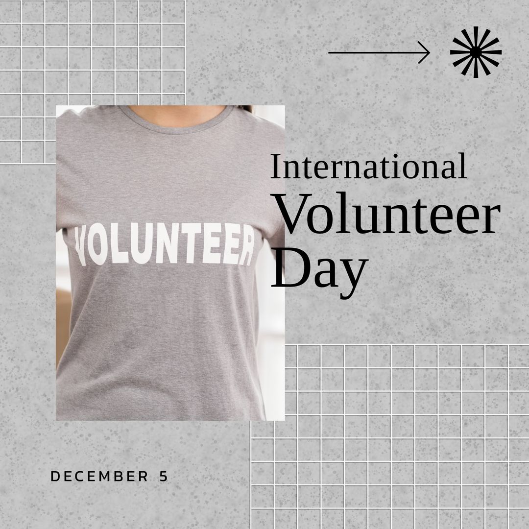 Celebrating International Volunteer Day on December 5 with Supportive Themes - Download Free Stock Templates Pikwizard.com