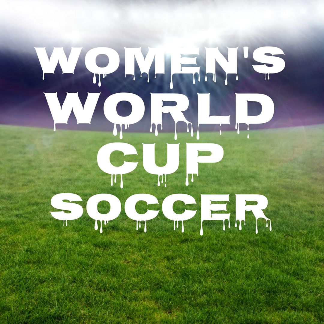 Exciting Women's World Cup Soccer Promotion with Bold Text