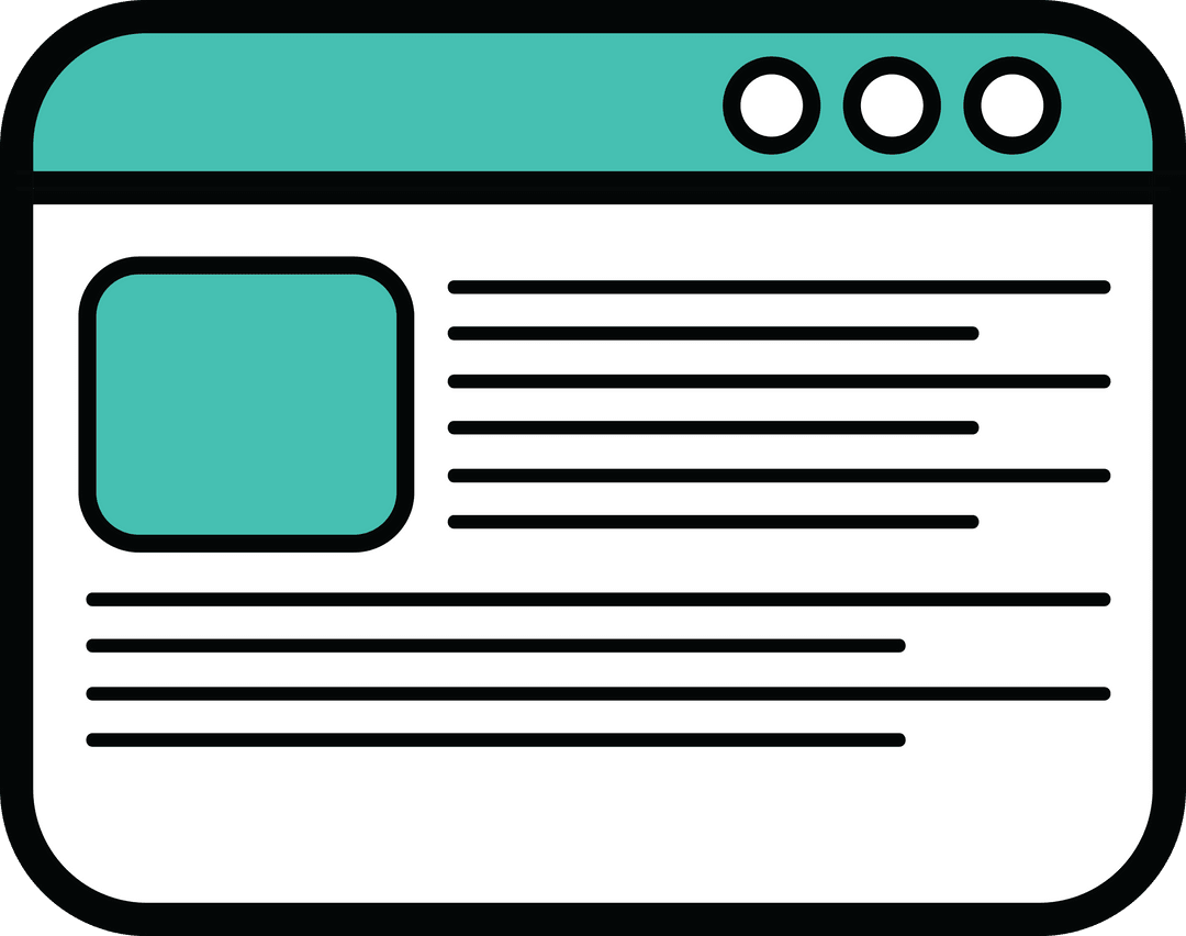 Simple Website Interface with Held Text Lines on Transparent Background - Download Free Stock Images Pikwizard.com