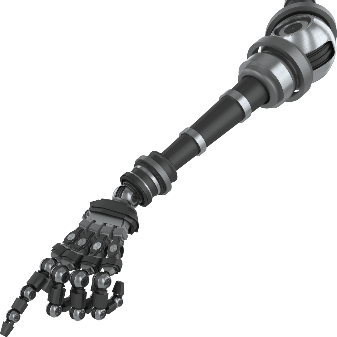 Close Up of Gray Robotic Arm's Dynamic Position on Transparent Surface - Download Free Stock Images Pikwizard.com