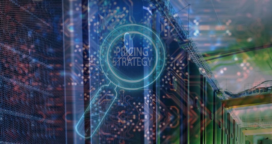 Digital Pricing Strategy and Server Technology Interface Concept