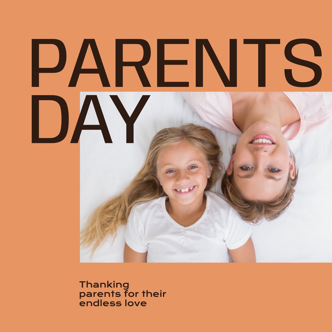 Mother and Daughter Celebrating Parents Day in Joyful Moment