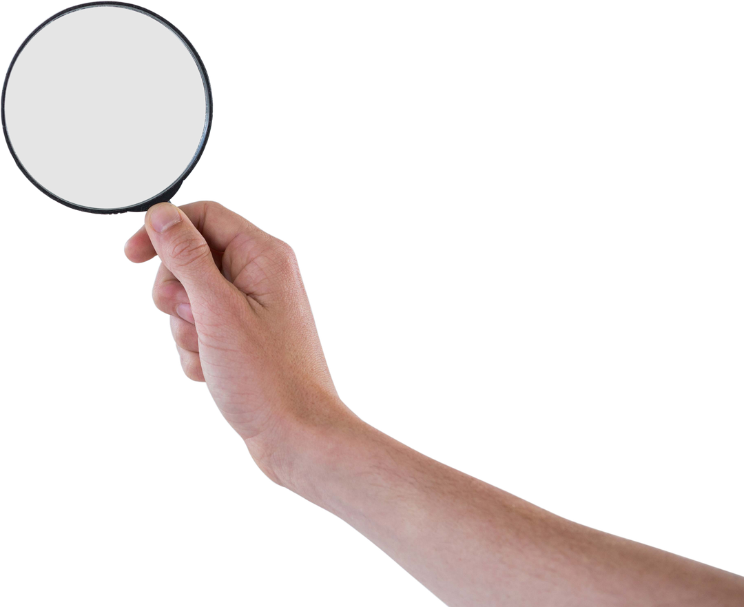 Transparent Hand Holding Magnifying Glass Emphasizing Details - Download Free Stock Images Pikwizard.com