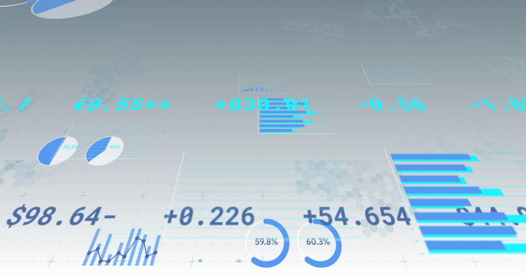 Analyzing Financial Data on a Digital Interface for Global Business Insight