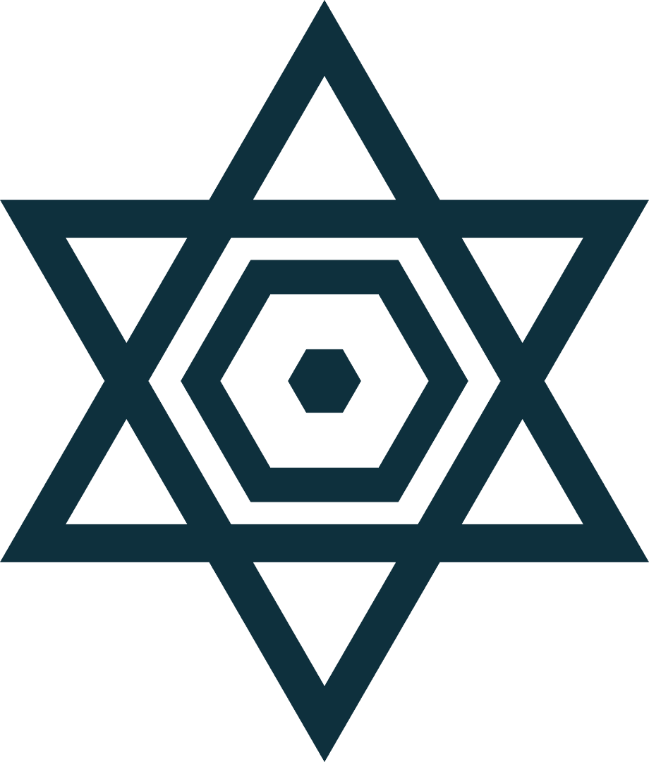 Transparent Geometric Star of David Hexagonal Design - Download Free Stock Images Pikwizard.com
