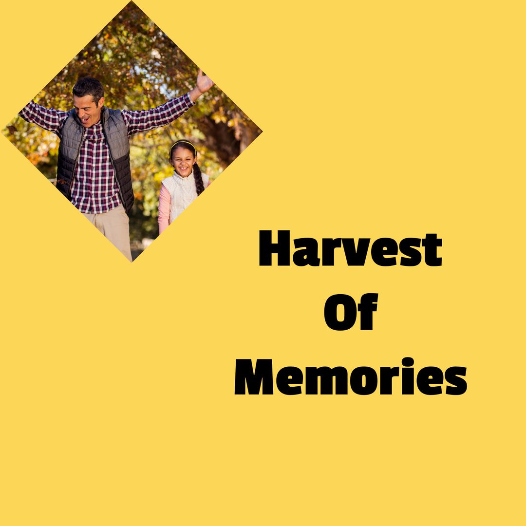 Father and Daughter Enjoying Autumn Festivities