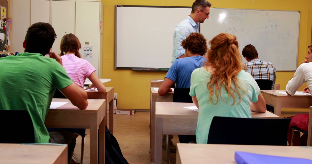 Students Attending Lecture in Classroom - Free Images, Stock Photos and Pictures on Pikwizard.com