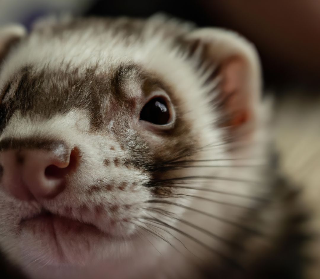 Close up of ferret lying created using generative ai technology - Free Images, Stock Photos and Pictures on Pikwizard.com