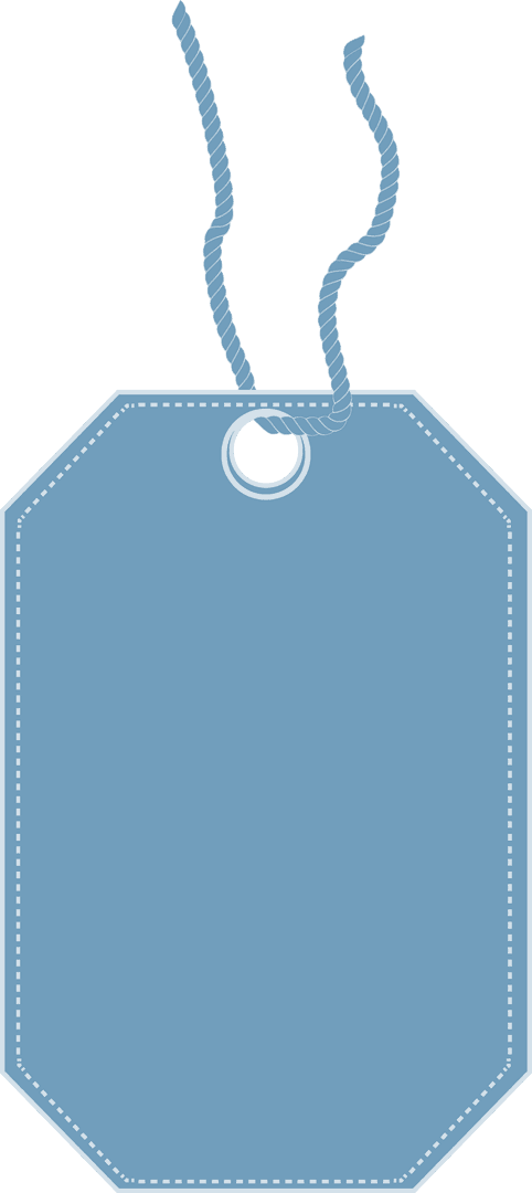 Blue Tag Design with Transparent Background and Copy Space - Download Free Stock Images Pikwizard.com