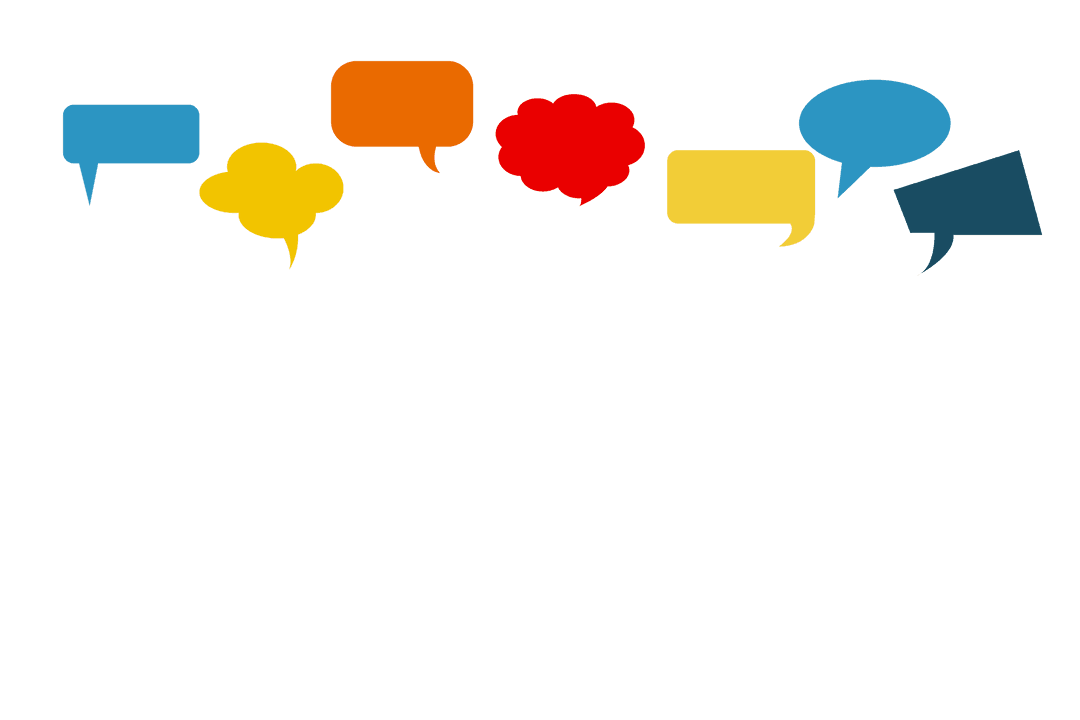 Colorful Speech Bubbles on Transparent Background for Modern Design