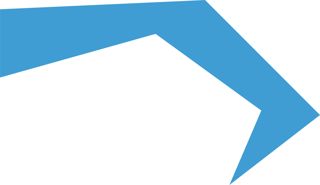 Geometric Blue Abstract Vector on Transparent Background