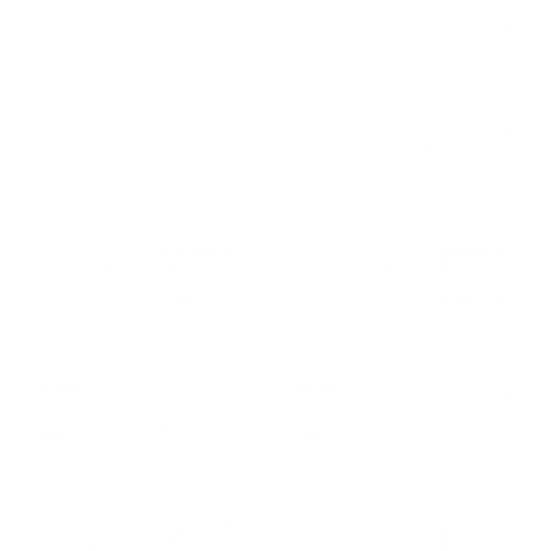 White Saws Pattern on Transparent Background