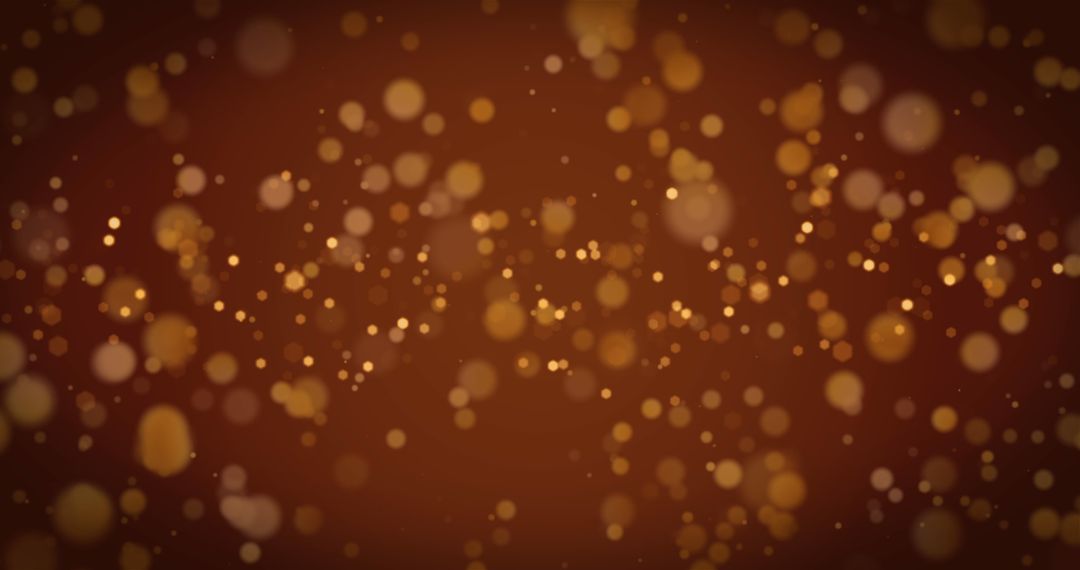 Golden Bokeh Lights Abstract Background