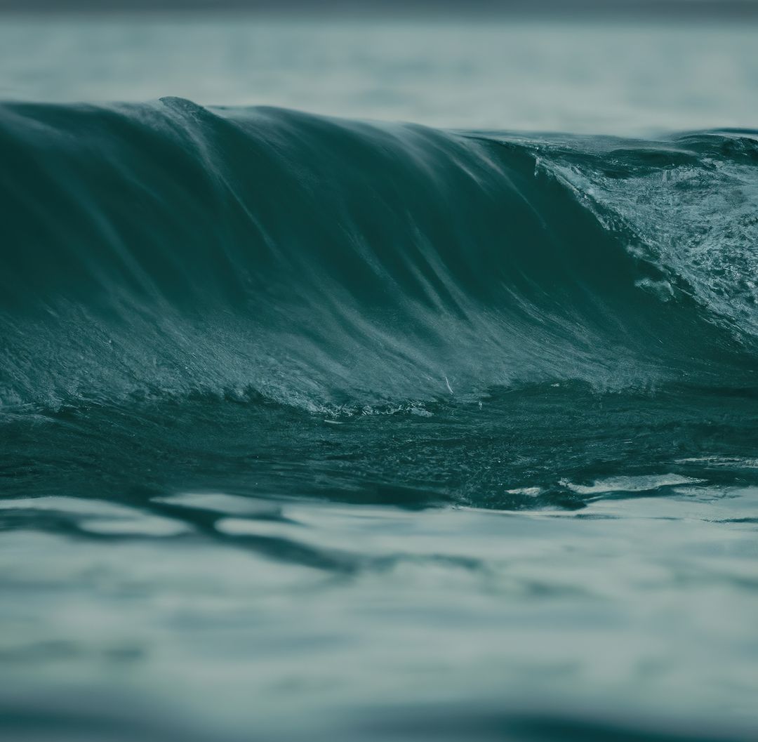 Calm Ocean Wave at Flowing Twilight - Free Images, Stock Photos and Pictures on Pikwizard.com