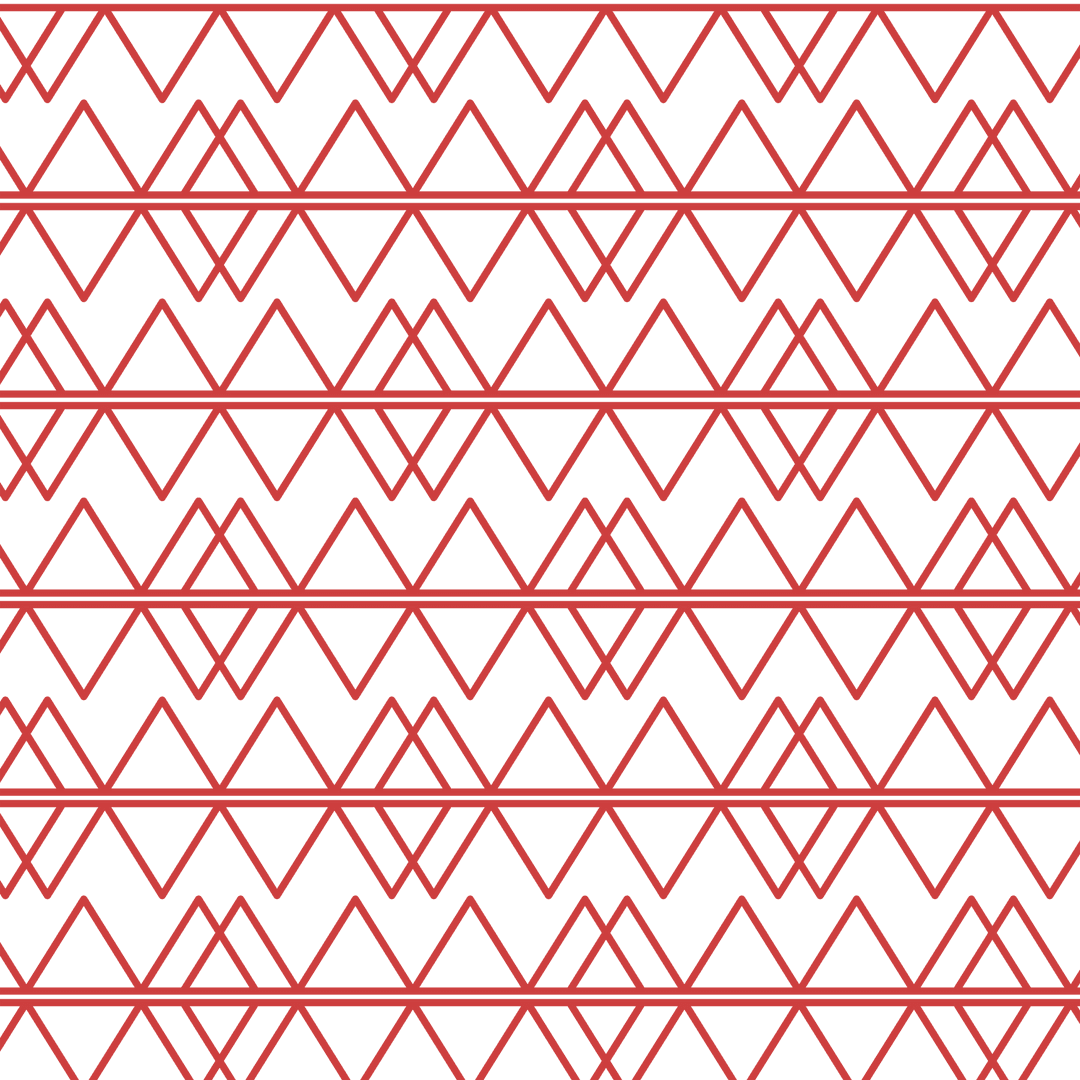 Red Geometric Diamonds Pattern Transparent Background