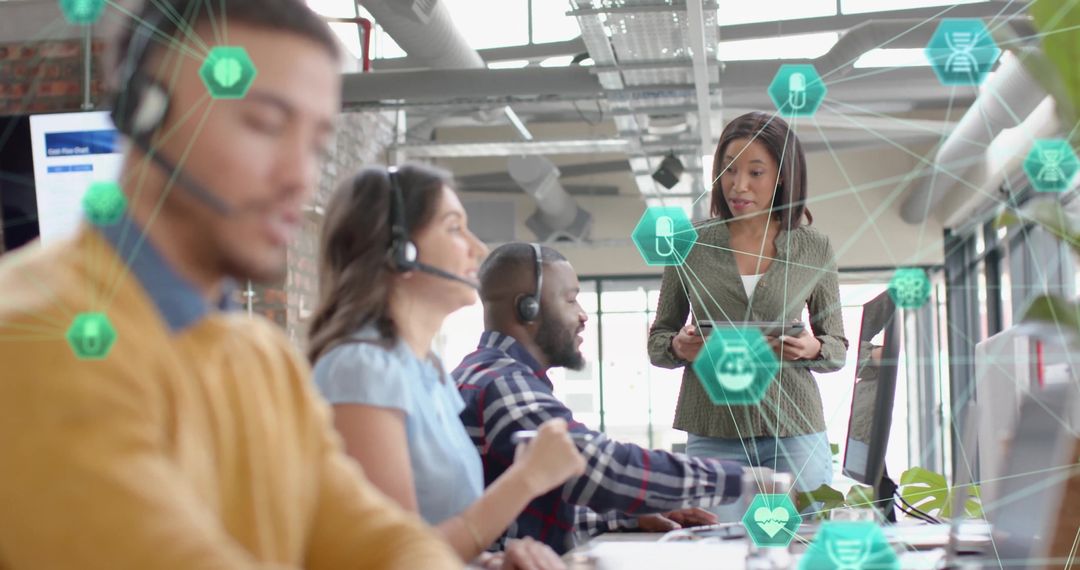 Customer Service Team Dynamics with Connected Healthcare Interfaces