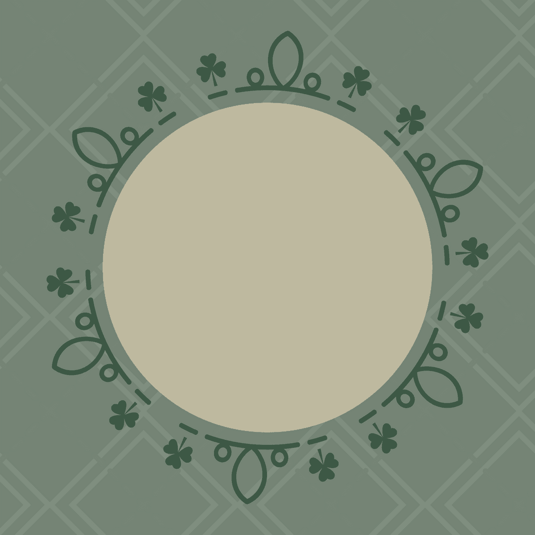 Green Textural Frame with Decorative Pattern Transparent Background - Download Free Stock Images Pikwizard.com
