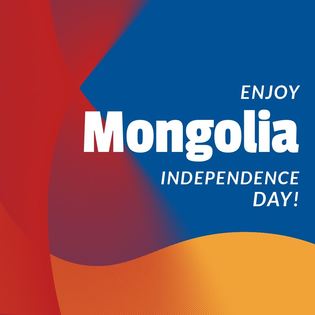 Mongolia Independence Day Celebration Poster Graphic Design - Download Free Stock Templates Pikwizard.com