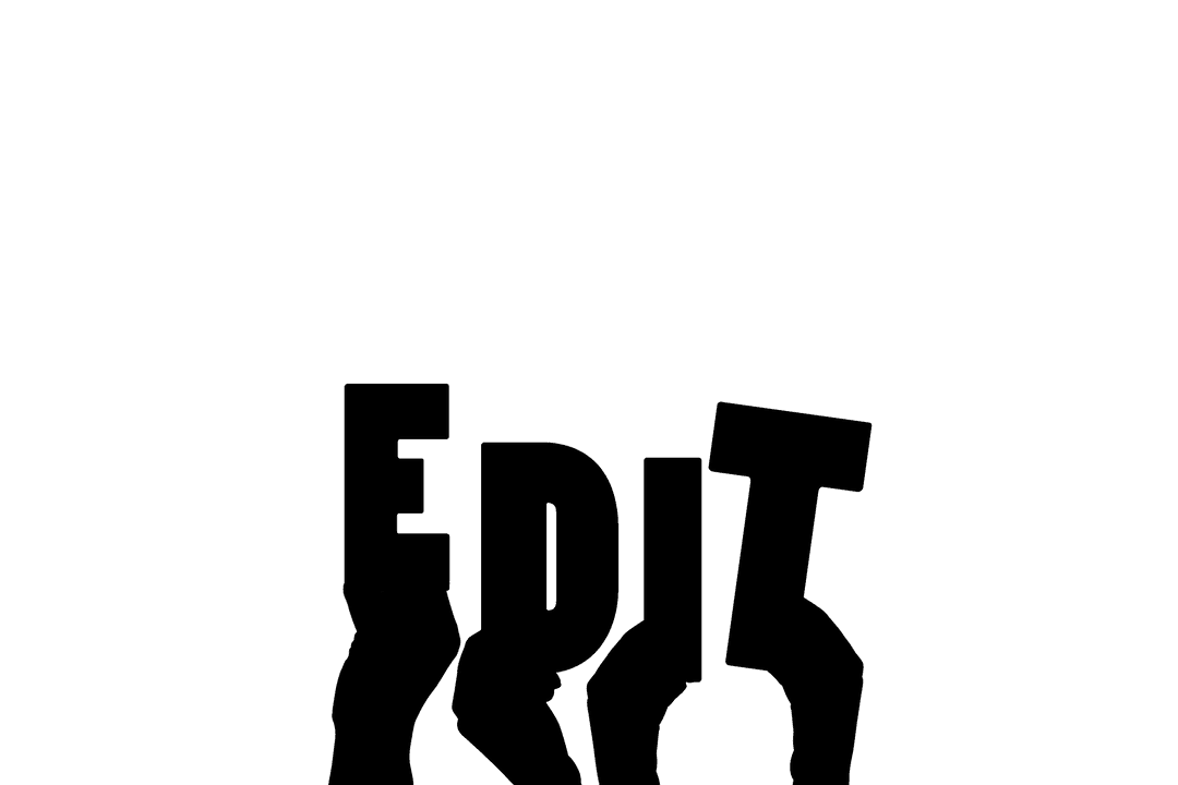 Transparent Hand Illustrations Holding Edit Text