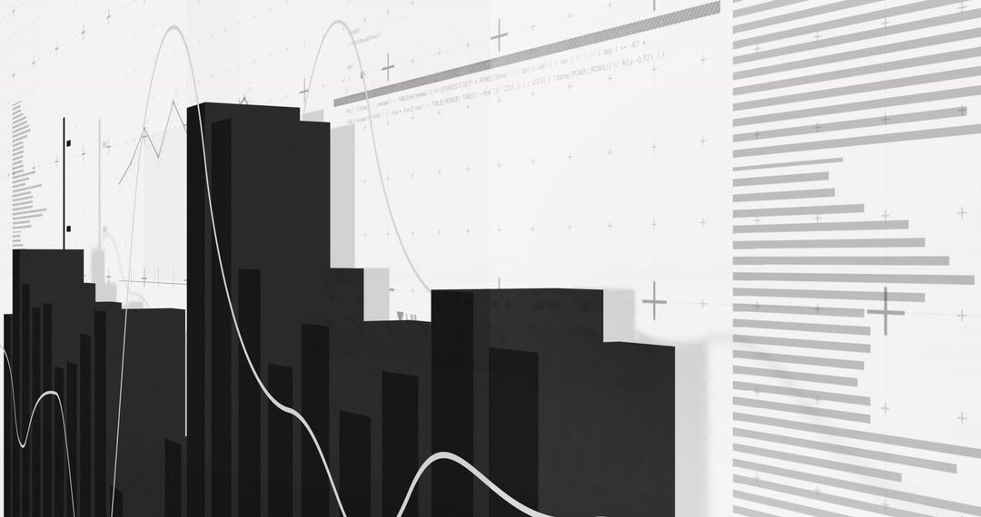 Digital Financial Graphs and Data Analysis Background