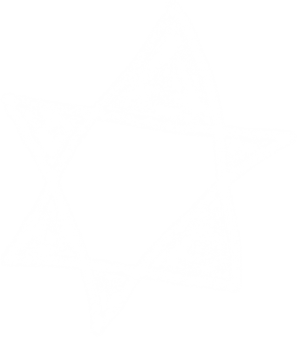 Abstract White Star With Transparent Background