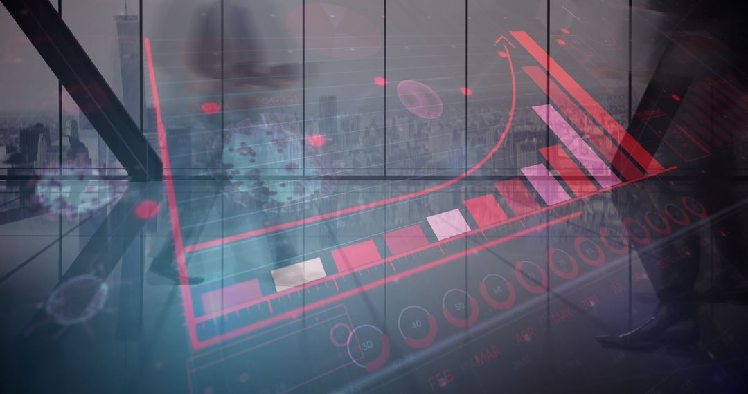 Digital Interface Displaying Economic Impact of Pandemic