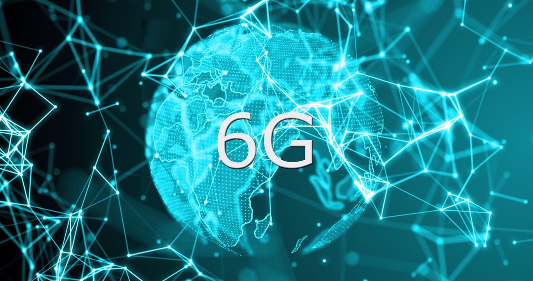 Futuristic 6G Global Network Concept with Digital Connections
