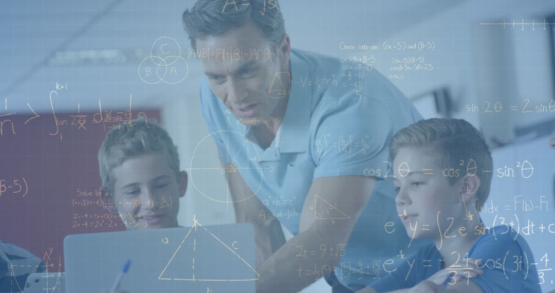 Teacher and Students Engaged in STEM Learning with Technology