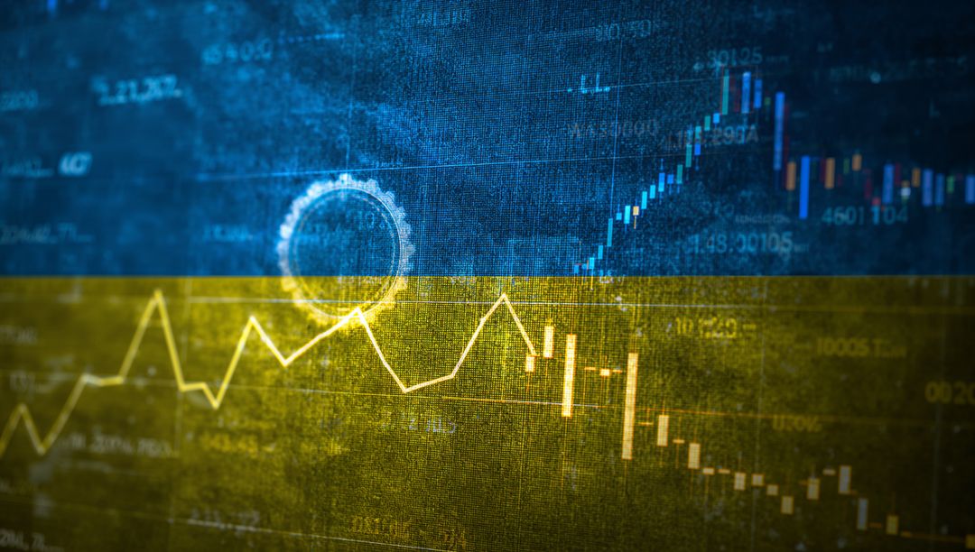 Dynamic Financial Dashboard with Line Graph and Analytics in Blue-Yellow