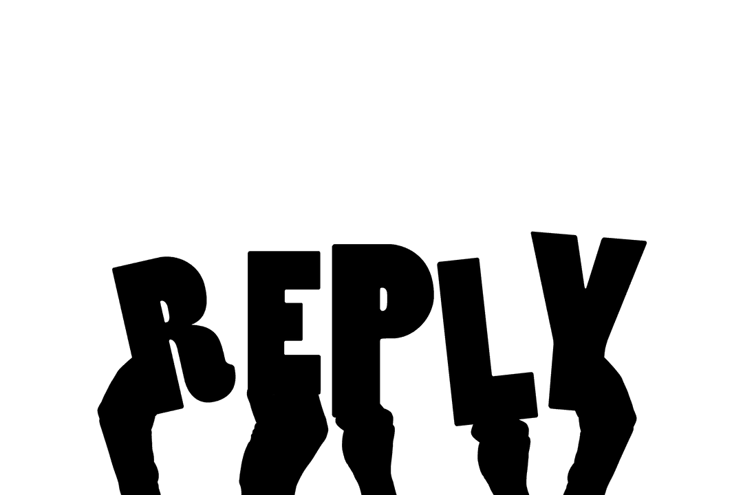 Vector of Hands Holding Text Icon on Transparent Background