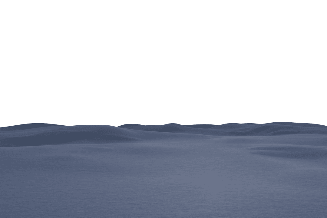 Transparent Snow Field Illustration with Copy Space for Winter Designs