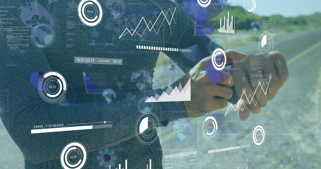 Digitally Enhanced Running Data Visualization Overlay