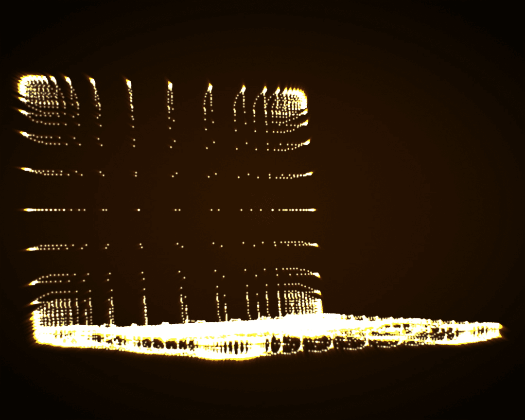 Transparent Laptop Silhouette In Luminous Abstract Design