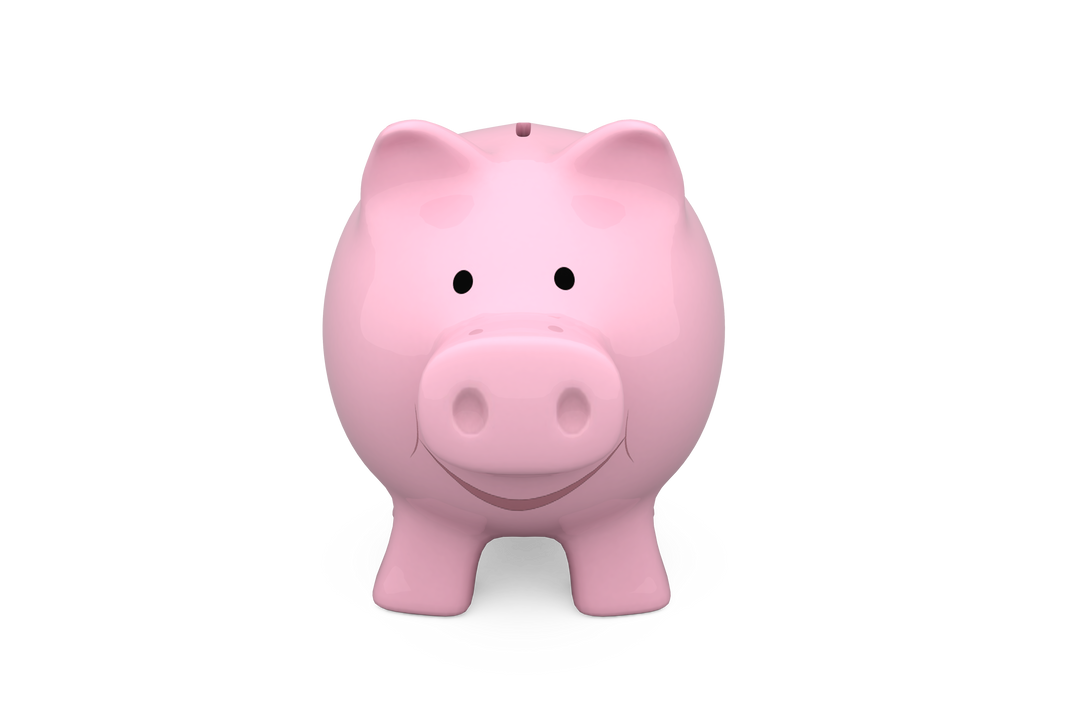 Pink Piggy Bank Transparent JPG Guardian Over Wealth and Savings - Download Free Stock Images Pikwizard.com