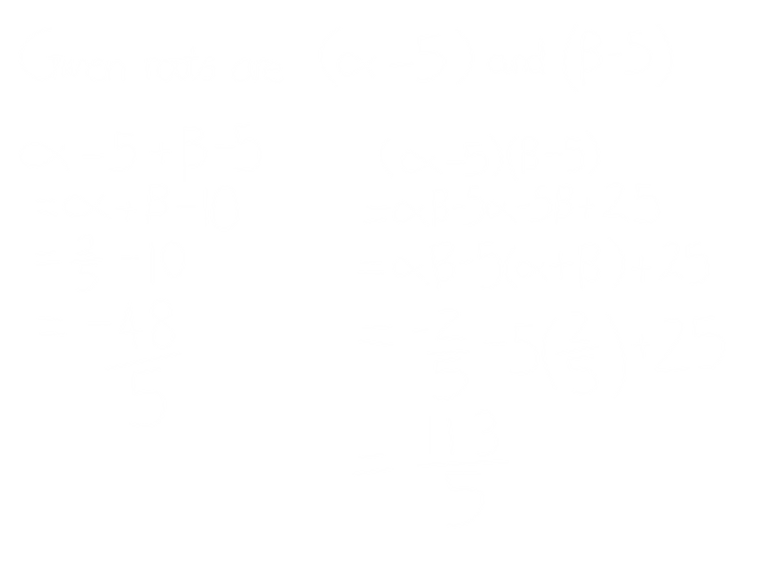 Transparent Illustration of Handwritten Maths Equations on Duty