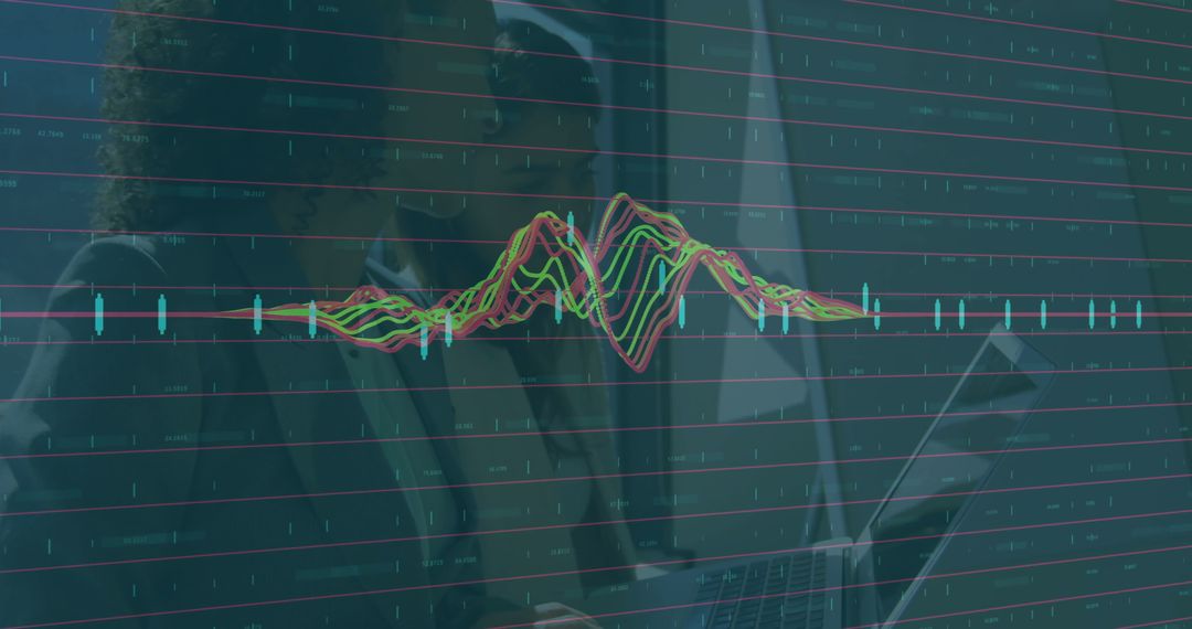 Business Professionals Analyzing Financial Data on Laptops