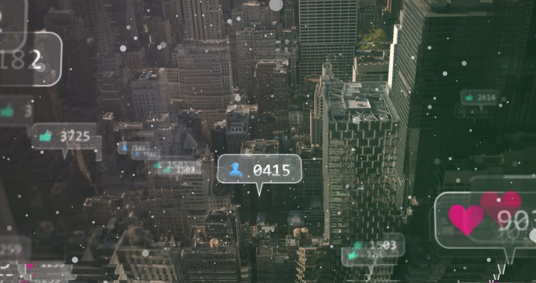 Social Media Engagement Amid City Life