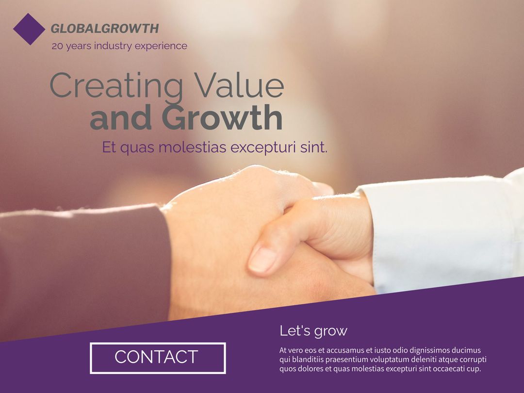 Business Handshake Symbolizing Trust and Growth in Corporate Partnerships