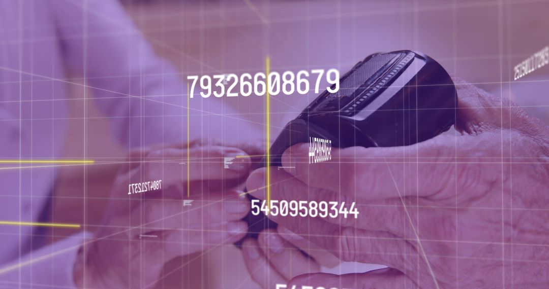 Conceptual Image Mobile Payment Through Data Overlay