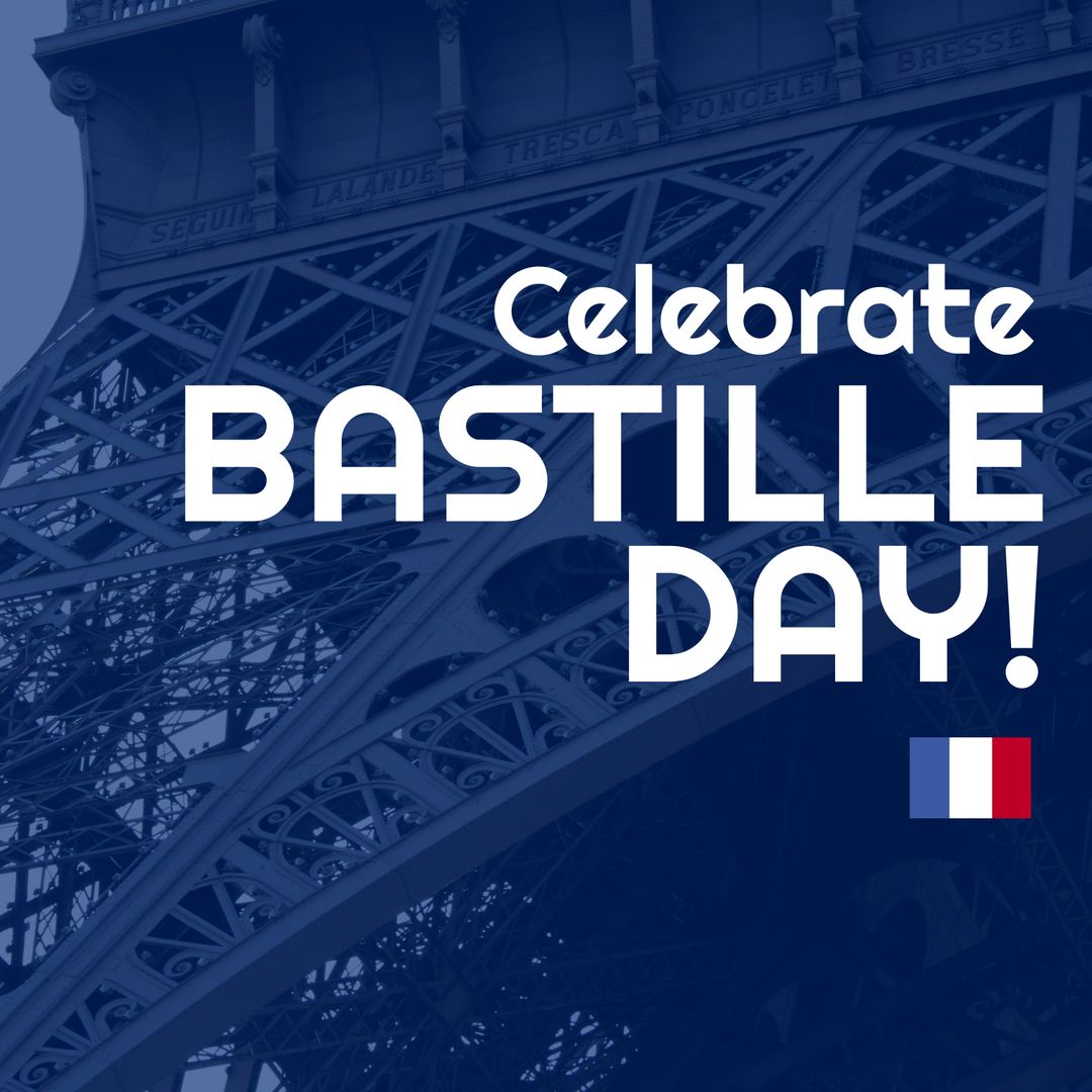 Celebrate Bastille Day with Eiffel Tower Background
