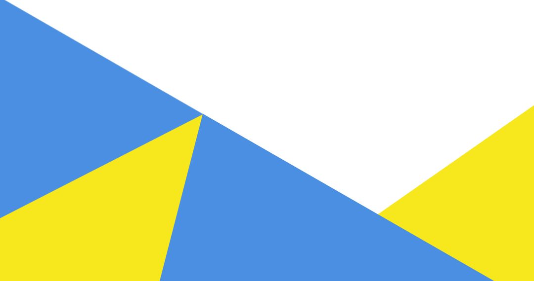 Dynamic Abstract Design with Blue and Yellow Geometry
