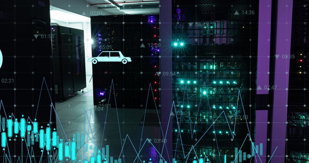 Data Exchange Over Server Racks with Holographic Interface